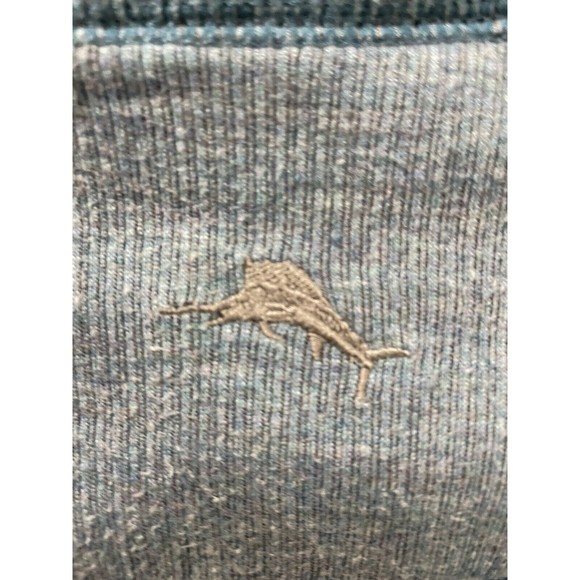 Tommy Bahama Men’s Blue / Gray Flipsider Half Zip‎ Reversible Pullover-Size XL - Picture 3 of 8